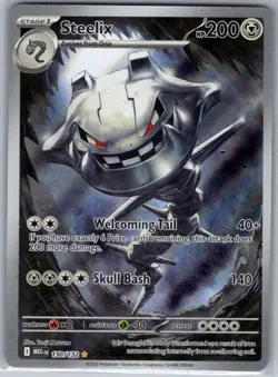 Steelix 150/132 ME01: Mega Evolution - Pokemon Card - NM - Image 1
