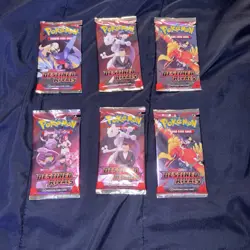 Pokemon TCG Scarlet & Violet Destined Rivals Sealed Booster Pack Lot 6 English - Image 1