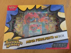 Pokemon TCG Mega Evolution Ascended Heroes Mega Feraligatr Box Factory Sealed - Image 1
