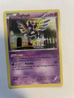 Sigilyph 52/124 Holo Dragons Exalted Pokemon Card Near Mint NM 2012 - Image 1