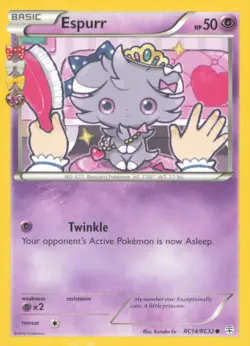 ESPURR RC14/RC32 COMMON GENERATIONS POKEMON NEAR MINT - Image 1