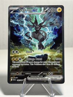 Pokemon TCG Zekrom EX Black Bolt Special Illustration Card #166/086 SV Nm+ Fresh - Image 1