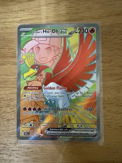 Ethan's Ho-Oh ex 209/182 Full Art Holo Pokemon TCG English - Image 2
