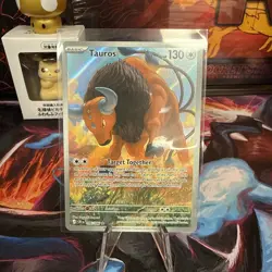 Tauros 96/86 Illustration Rare Pokemon Chaos Rising Full Art Pokemon TCG - Image 1