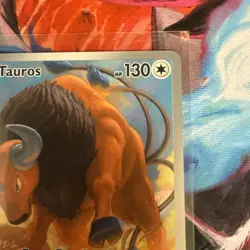 Tauros 96/86 Illustration Rare Pokemon Chaos Rising Full Art Pokemon TCG - Image 4