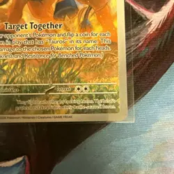Tauros 96/86 Illustration Rare Pokemon Chaos Rising Full Art Pokemon TCG - Image 5
