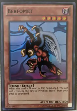 YuGiOh Berfomet Super Rare LCYW-EN045 - Image 1