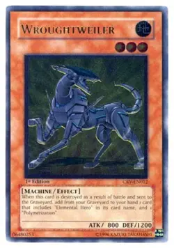 Wroughtweiler - CRV-EN012 - Ultimate Rare - Unlimited Edition Near Mint - Yu-Gi- - Image 1