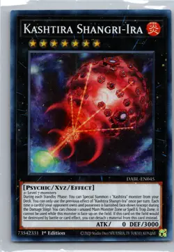 Kashtira Shangri-Ira - DABL-EN045 - Super Rare - 1st Edition NM YuGiOh - Image 1