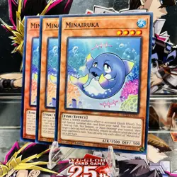 3x Yugioh Playset Minairuka MP24-EN335 Common 1st Ed Near Mint - Image 1