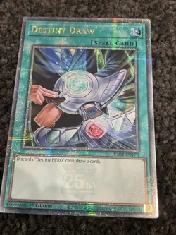 Yu-Gi-Oh! TCG Destiny Draw RA03-EN173 Quarter Century Secret Rare NM/M - Image 1