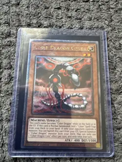 Yugioh! TCG - Cyber Dragon Core - Quarter Century Secret Rare - RA04-EN013 - Image 1