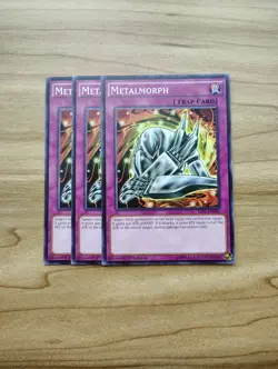 Yu-Gi-Oh! - Metalmorph 3x - Full Playset Of Cards - Image 1