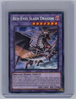 Red-Eyes Slash Dragon LDS1-EN014 Yu-Gi-Oh Limited NM - Image 1