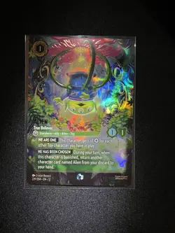Disney Lorcana TCG Alien - True Believer 229/204 Enchanted Full Art Foil EN - Image 3