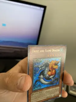 Yugioh Frost & Flame Dragon TAEV-EN033 1st Edition Secret Rare NM - Image 3