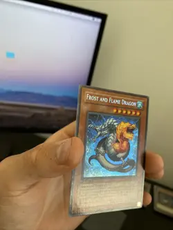 Yugioh Frost & Flame Dragon TAEV-EN033 1st Edition Secret Rare NM - Image 5