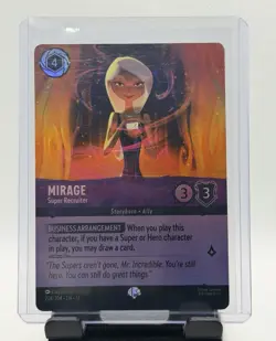 Mirage Super Recruiter 208/204 Epic Wilds Unknown EN12 Lorcana NM Foil - Image 1