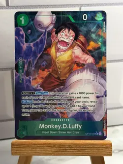 One Piece Monkey.D.Luffy Alt Art (OP16-034) | The Time of Battle ENGLISH NM - Image 1