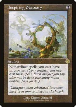 [MTG] Inspiring Statuary (Retro Frame) (022) (BRR) NM - Image 1