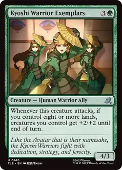 NM Kyoshi Warrior Exemplars, MTG, Avatar: The Last Airbender, Magic, 140 - Image 1