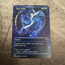 Time Warp - Custom Art MTG Magic The Gathering Playtest Card - Image 1