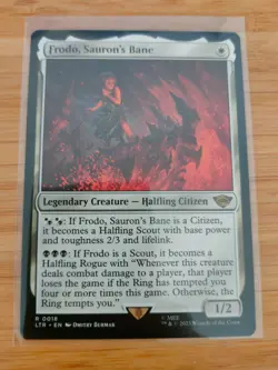 MTG Frodo, Sauron's Bane 0018 Lord of the Rings M/NM Free UK P&P - Image 1