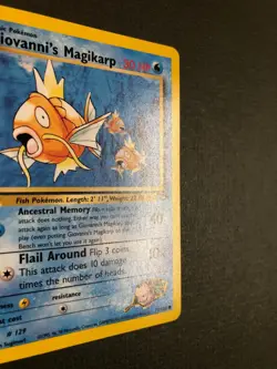Pokemon - Giovanni's Magikarp 73/132 Gym Challenge Unlimited Regular 2000 NM - Image 2