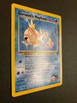 Pokemon - Giovanni's Magikarp 73/132 Gym Challenge Unlimited Regular 2000 NM - Image 3