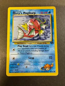 Pokemon Misty's Magikarp 88/132 Gym Challenge Common NM Nice! - Image 1