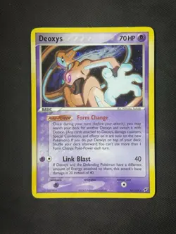Deoxys Deck Exclusive Cosmos Holo Rare 16/107 EX Deoxys Pokemon TCG - CLEAN - Image 1