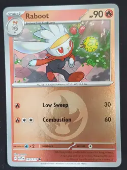 Pokemon Raboot Ascended Heroes Fire Energy Holo 037/217 NM-EX - Image 1