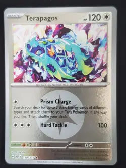 Pokemon Terapagos Ascended Heroes Normal Energy Holo 178/217 NM-EX - Image 1