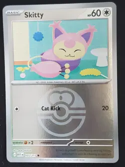 Pokemon Skitty Ascended Heroes Love Ball Holo 165/217 NM-EX - Image 1