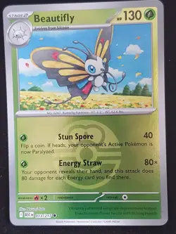 Pokemon Beautifly Ascended Heroes Love Ball Holo 013/217 NM-EX - Image 1