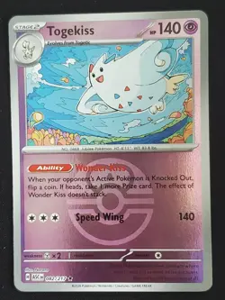 Pokemon Togekiss Ascended Heroes Love Ball Holo 082/217 NM-EX - Image 1