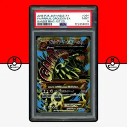 Pokemon PSA 9 Primal Groudon EX 094/081 Bandit Ring 1st Ed UR XY7 Japanese - Image 1
