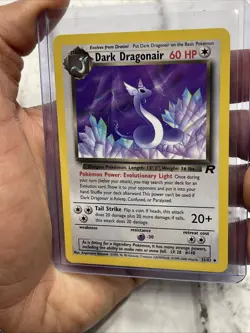 Pokemon TCG Dark Dragonair Team Rocket 33/82 Regular Vintage Uncommon Vtg NM - Image 1