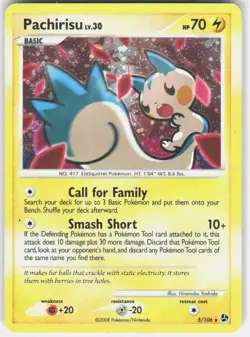 Pachirisu 5/106 Holo Rare Great Encounters Pokemon Holo Near Mint - Image 1