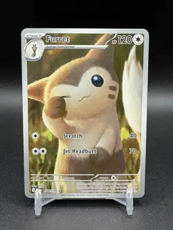 Furret 168/159 Illustration Rare Journey Together JTG Holo NM Pokemon TCG - Image 1