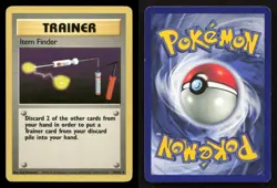 Item Finder 74/102 Base Set Unlimited LP Pokemon - Image 3