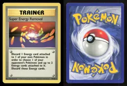 Super Energy Removal 79/102 Base Set Unlimited LP Pokemon - Image 3