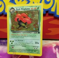 The Pokemon Company Dark Vileplume Team Rocket 13/82 Holo Rare 60 HP Eng CREASE! - Image 2