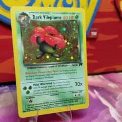 The Pokemon Company Dark Vileplume Team Rocket 13/82 Holo Rare 60 HP Eng CREASE! - Image 3