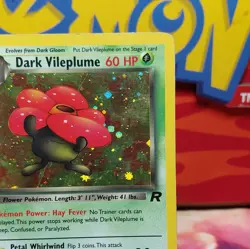 The Pokemon Company Dark Vileplume Team Rocket 13/82 Holo Rare 60 HP Eng CREASE! - Image 4