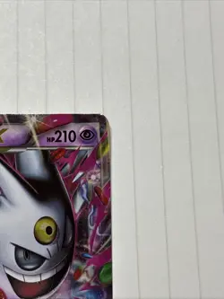 Pokemon TCG Mega Gengar EX XY166 Black Star Promo Shiny Holo Rare Card LP - Image 3