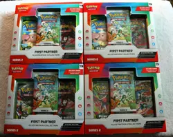 Pokemon First Partner Illustration Collection Series 2 Sealed Lot 4 - Image 1