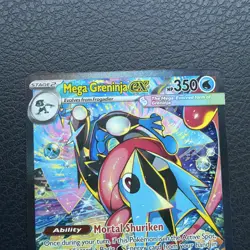 Mega Greninja EX 114/083 M4: Ninja Spinner Holo English Pokemon TCG NM Card 2026 - Image 3