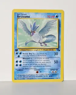 Articuno 17/62 1st Edition Rare Non Holo - Fossil Set - WoTC Pokemon 1999 LP - Image 1