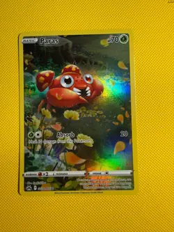 Pokemon TCG Paras Crown Zenith Galarian Gallery GG32/GG70 Card NM Condition - Image 1